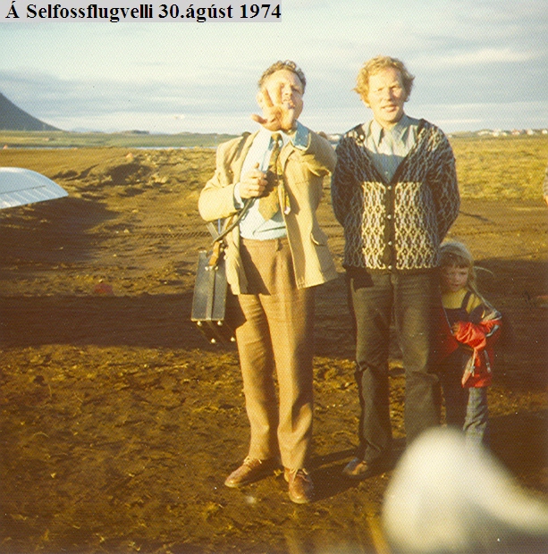 Jón Guðbrandsson og Einar Elíasson Flugklúbbur Selfoss